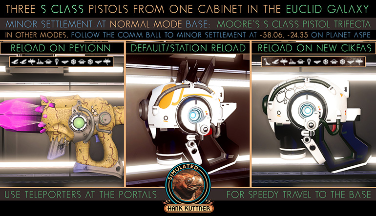 Hank Kuttner's bases from No Man's Sky